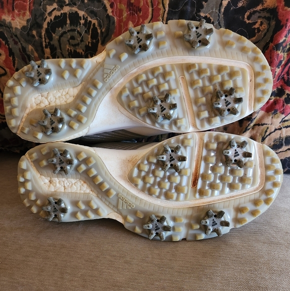 Adidas Golf‎ Gray and White Athletic Shoes with Cushioned Sole - Picture 6 of 6